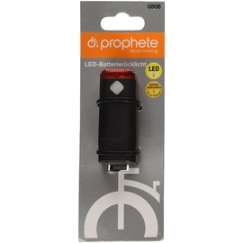 Prophete Led-rücklicht Prophete LED-Batterierücklicht, inkl. Befestigungsmaterial, für alle Fahrräder zugelassen, schwarz, L, 0806
