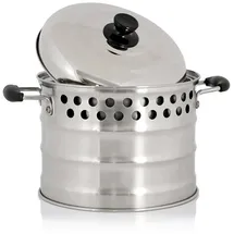 BBQ-Toro Grilltopf Ø 24 cm Edelstahl silber