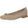 CAPRICE Ballerinas Bast Elegant, Braun (Bark Comb), 37