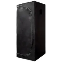 CannoBox Gewächshaus Canno Box Gewächshaus Growzelt-1680D Oxford-Gewebe Growbox Anbauset, BxTxH: 40 x 40 x 120 cm, 1680D Oxford,Reflexionsgrad:95 %,2 Sichtfenster,BxTxH:100x100x200cm 40 cm x 120 cm x 40 cm