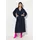 Ulla Popken Midikleid A-Linie Wickeloptik Blau 46/48