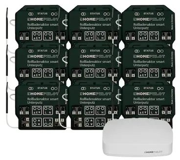 Homepilot Starter Set Smarte Beschattung • 9 Aktoren smart