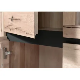 Massivmoebel24 Highboard 103 x 148 x 40 cm Bianco Geölt / Beige