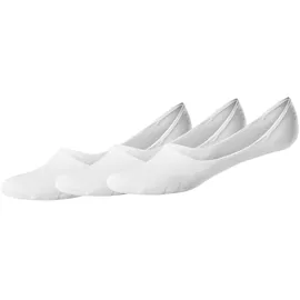 SCHIESSER In-Shoes Socken 3 Paar Weiß 37-38