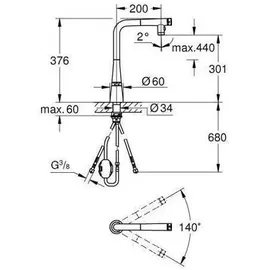 Grohe Zedra SmartControl Spültischbatterie Chrom