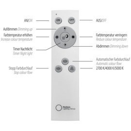 just light. LED-Deckenleuchte Yukon 100 x 25 cm RGBW