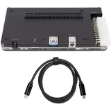 Tonysa Externes PCIe 16x Gehäuse für Grafikkarten, Thunderbolt 4 eGPU Dock mit 1m Kabel, ATX 24Pin Anschluss, kompatibel mit USB4 und Laptops