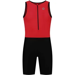Rogelli Triathlonanzug Unisex für Damen & Herren - Ärmellos, Atmungsaktiv & Schnell Trocknend - Renn-Passform mit Rückentaschen - Florida