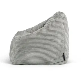 I.C.O.N. icon Sitzsack Grau, Textil, 100 L, 1-Sitzer, Freiform, 55x44x55 cm, Hergestellt in Deutschland, Oeko-Tex® Standard 100, Reach, Wohnzimmer, Hocker, Sitzsäcke, Kindersitzsäcke