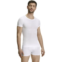 Falke Herren Baselayer-Shirt Ultralight Cool Round Neck M S/S SH Funktionsmaterial Schnelltrocknend 1 Stück, Weiß (White 2860), L