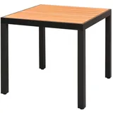 vidaXL Gartentisch 80 x 80 x 74 cm Braun