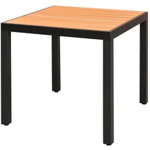vidaXL Gartentisch 80 x 80 x 74 cm Braun