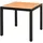 vidaXL Gartentisch 80 x 80 x 74 cm Braun