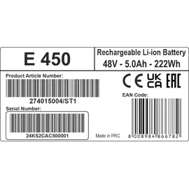 Stiga E 450 Akku 48 V 5 Ah