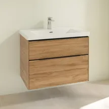 Villeroy & Boch Subway 3.0 Schrank mit Waschtisch, 2 Auszüge, 4A708001+C57401RH,