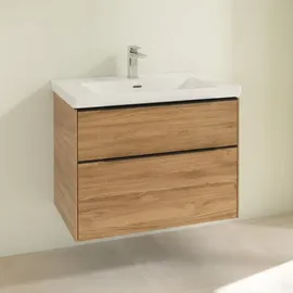Villeroy & Boch Subway 3.0 Schrank mit Waschtisch, 2 Auszüge, 4A708001+C57401RH,