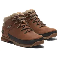 Schnürboots TIMBERLAND "EURO SPRINT MID LACE UP BOOT" Gr. 43, braun (medium orange full grain) Schuhe Winterstiefel, Schnürstiefel, Winterschuhe