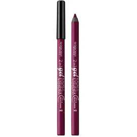 Deborah Milano Kajal 2-in-1 Eyeliner und Waterproof, 04 Aubergine, langanhaltend, wasserfest, ultra-pigmentiert und cremig, verleiht einen intensiven und definierten Blick, 1,21 g