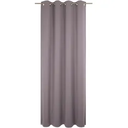 Vorhang WIRTH "Sunday", lila, B:142cm H:285cm, Baumwolle, Polyester, Gardinen, nach Maß