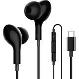 Coolden Kopfhörer mit Kabel für iPhone 15/15 Pro/15 Pro Max/16 Pro Max Kopfhörer HiFi-Audio Stereo Ohrhörer mit Mikrofon und Lautstärkeregler In-Ear Kopfhörer Kompatibel mit iPhone 15/16 Schwarz