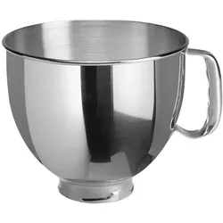 KitchenAid Zubehör Edelstahlschüssel 4,8L poliert mit Griff 5K5THSBP