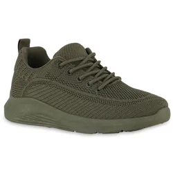 Damen Laufschuhe in Olivgrün