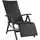 Tectake Rattanstuhl Brisbane 58 x 77 x 113 cm schwarz
