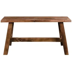 Billy bank 90 cm breit aus teak natur. Fertig montiert.