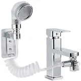 ZEUOPQ Waschtischarmatur Wasserhahn-Verlängerungsbrause Drehbarer Wasserhahn Verlängerung (1-St) Wasserhahn-Verlängerung