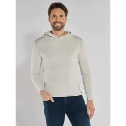 engbers Herren Pullover mit Kapuze grau regular uni Kapuze - 5XL