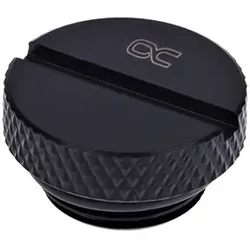Alphacool 17198, Anpassung, Messing, Schwarz, 1/4 Zoll, 1,8 cm, Flüssigkeit