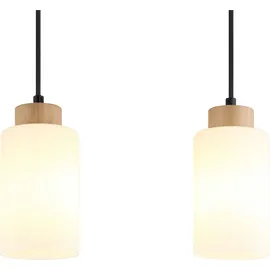 GLOBO Pendelleuchte 3-flg. 60 cm Holz braun