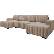 Mirjan24 Wohnlandschaft U 6-Sitzer Braun