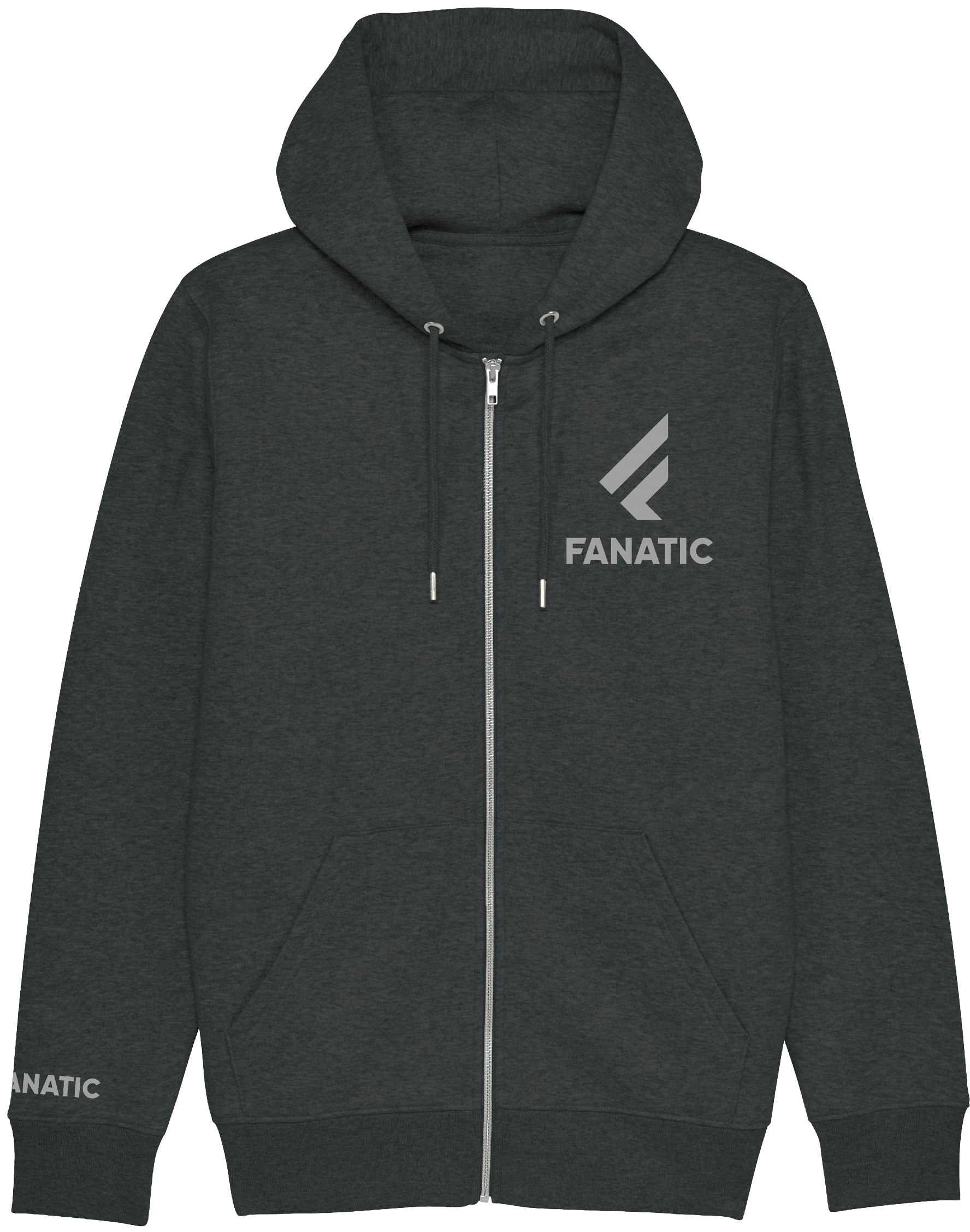 Fanatic Zipped Hoodie Fanatic dark heather grey Pullover 21, Größe: XS