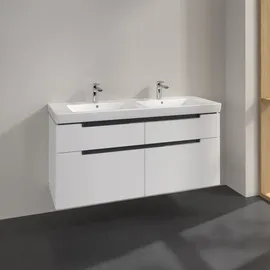 Villeroy & Boch Waschtischunterschrank 4 Auszüge 128,7 x 59 x 44,9 cm Weiß