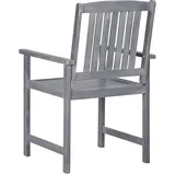 vidaXL Regiestuhl 57 x 61 x 92 cm grau 4 St.