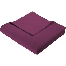 Biederlack Cotton Home Kuscheldecke 150 x 220 cm Lila