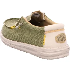 HEYDUDE Hey Dude Wally Coastline Jute Olive Canvas