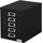 ML DESIGN modern living ML-Design Aktenschrank 28x38x33 cm schwarz