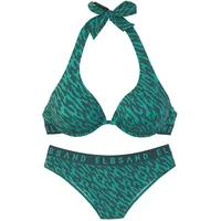ELBSAND Bügel-Bikini Damen Petrol 38 Cup F