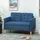 Homcom 2 Sitzer Sofa-117L x 62B x 78H cm-Blau | Gr.: onesize