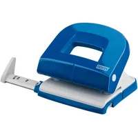 Novus E 216 Locher 16 Blatt Lochleistung, mit Anschlagschiene, für Büro und Schreibtisch) blau