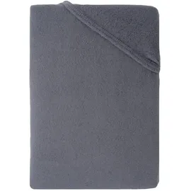 Carpe Sonno Spannbettlaken Teddy-Plüsch 90 x 200 cm Anthrazit