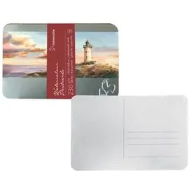 Hahnemühle Watercolour Postcards Box cold press 10x15cm 230g 30St