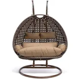 Home Deluxe Hängesessel Twin braun