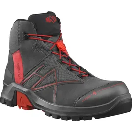 Haix CONNEXIS Safety+ GTX mid grau/rot Gr. 9 - Grau