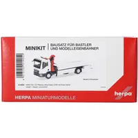 HERPA 014052 - MAN TGM Plateau-Abschlepp-LKW mit Kran 1:87