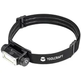 TOOLCRAFT TO-9469515 COB LED Stirnlampe Li-Ionen Akkus 450lm 13h TO-9469515