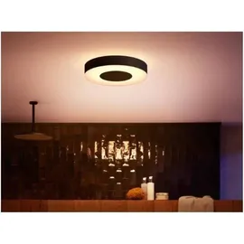 Philips Hue White & Color Ambiance Xamento Deckenleuchte rund schwarz