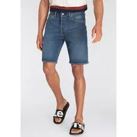 Levi's Jeans-Shorts Original 501 Hemmed in Mittelblau-W29 Blau 29